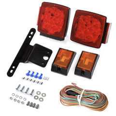 CZC AUTO front view tail lights showing bright LEDs and full function visibility
