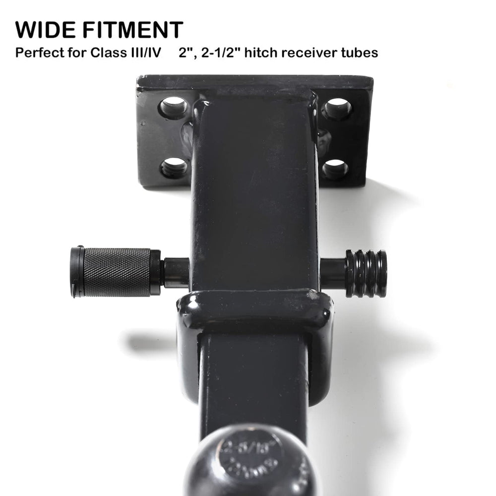 CZC AUTO lock next to ruler showing 3-1-2 inch effective pin length clarity