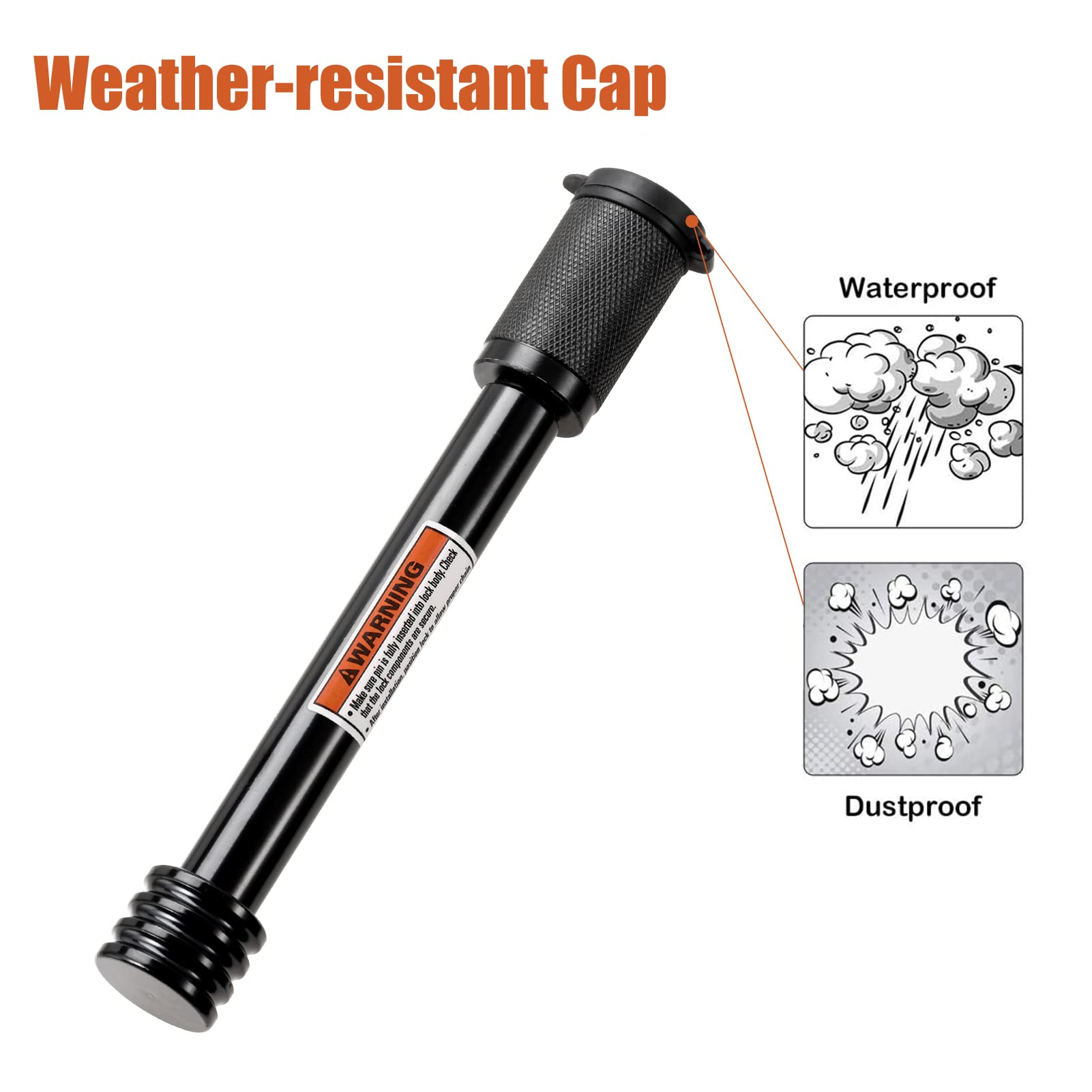 CZC AUTO two keys and watertight dust cap showing keyway protection
