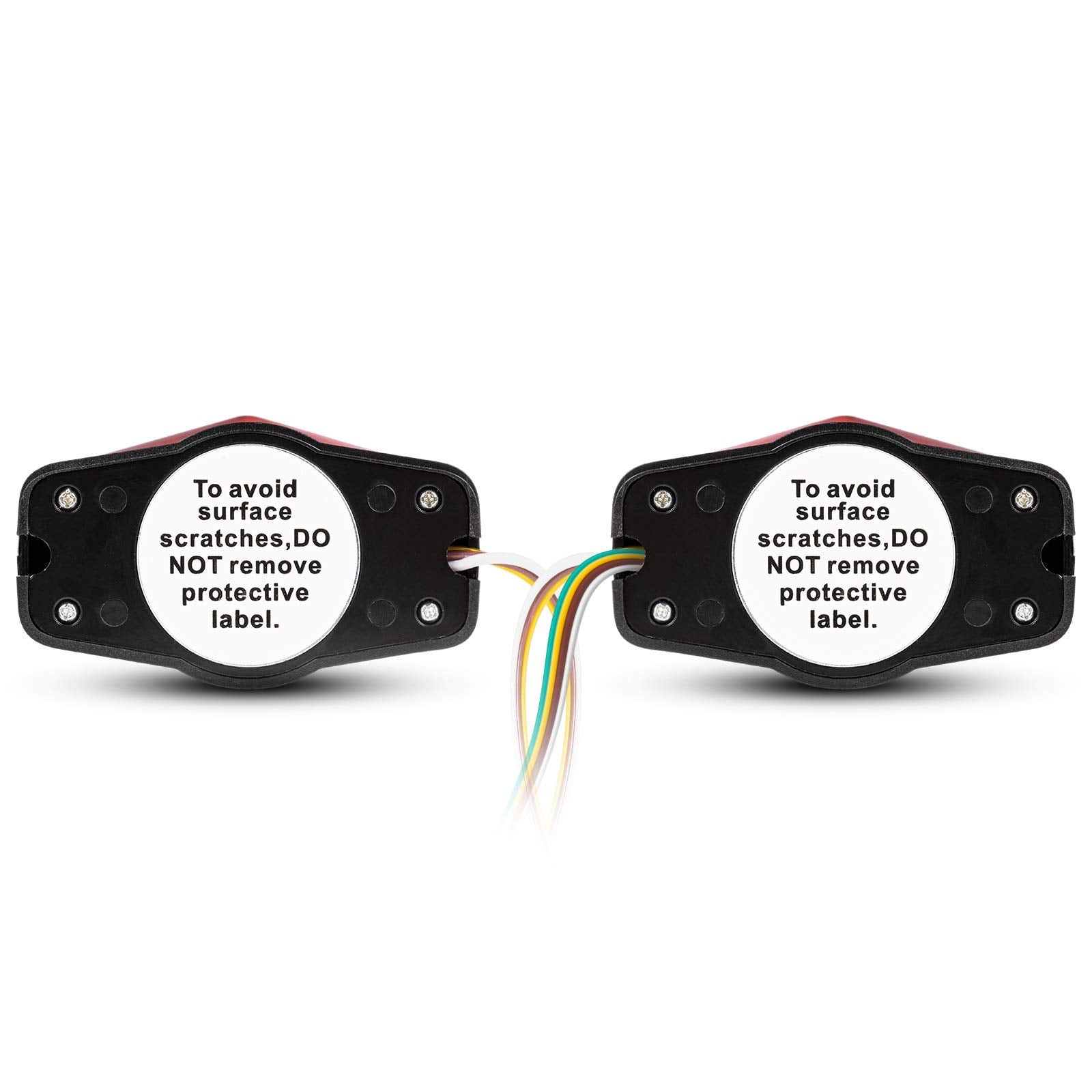CZC AUTO light mounted on a boat trailer demonstrating secure towing visibility