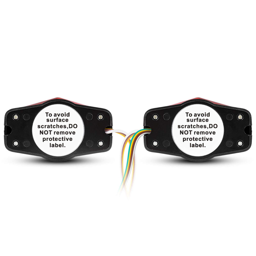 CZC AUTO light mounted on a boat trailer demonstrating secure towing visibility