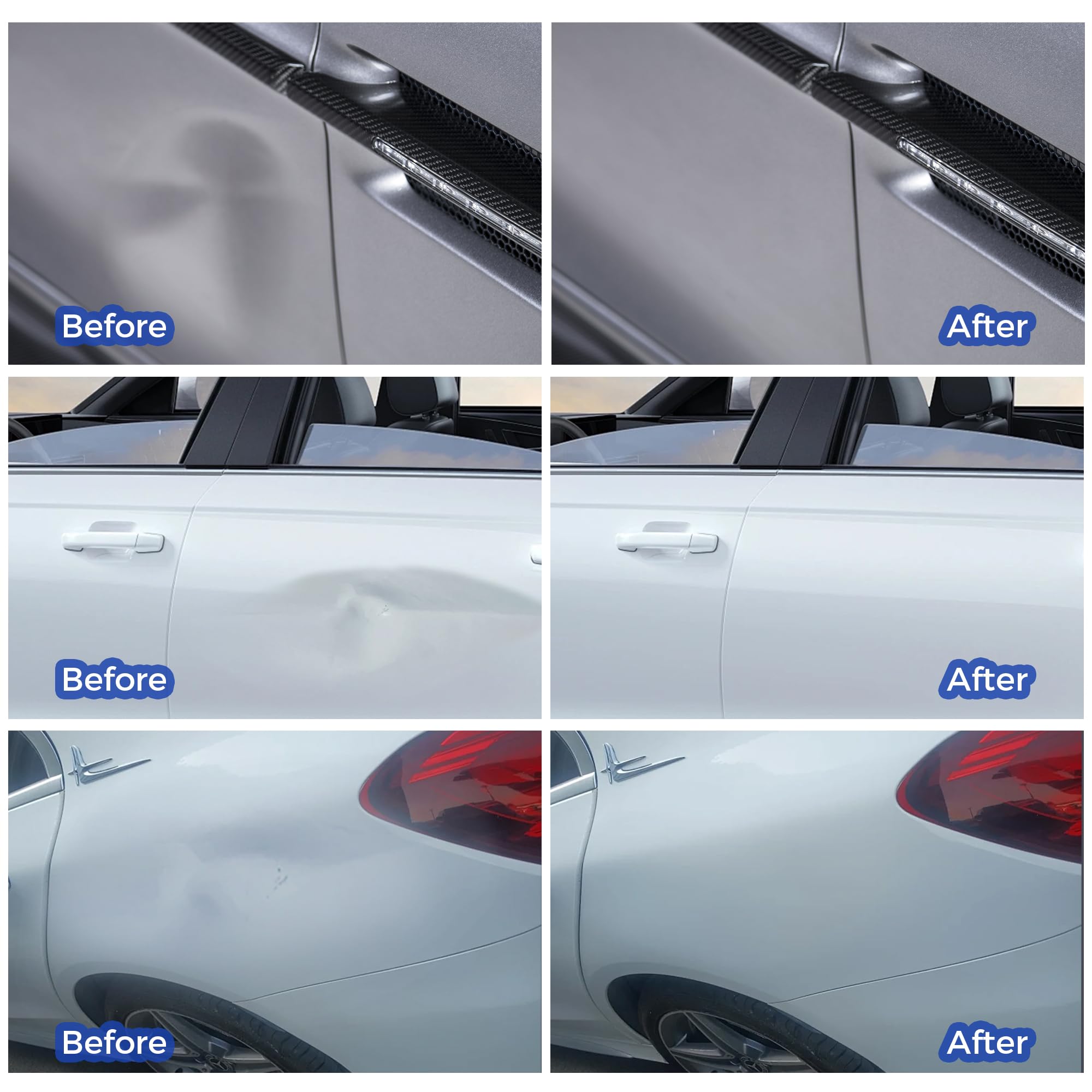 CZJCMECH plastic scraper and rag removing glue residue to protect original finish