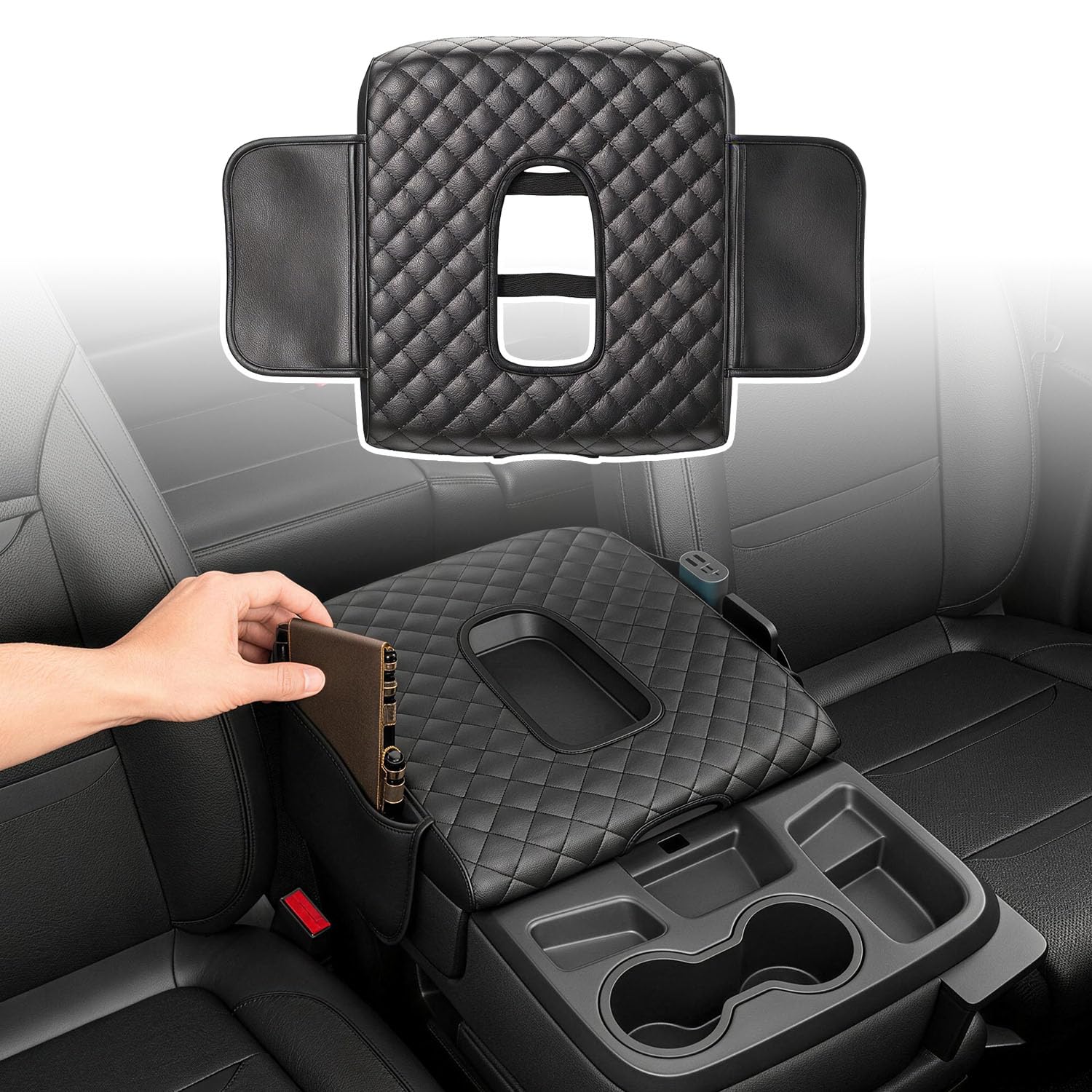 CZmenghe front view of console cover showing clean fit and protection
