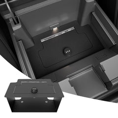CZmenghe front view installed in Silverado console showing discreet protection