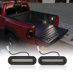CZmenghe front view of LED cargo light showing fitment and clear branding benefit