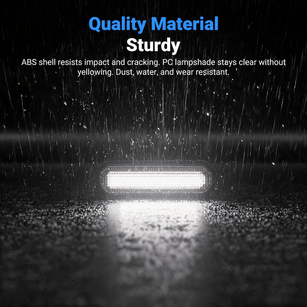 CZmenghe light with water droplets showing sealed, weatherproof protection benefit