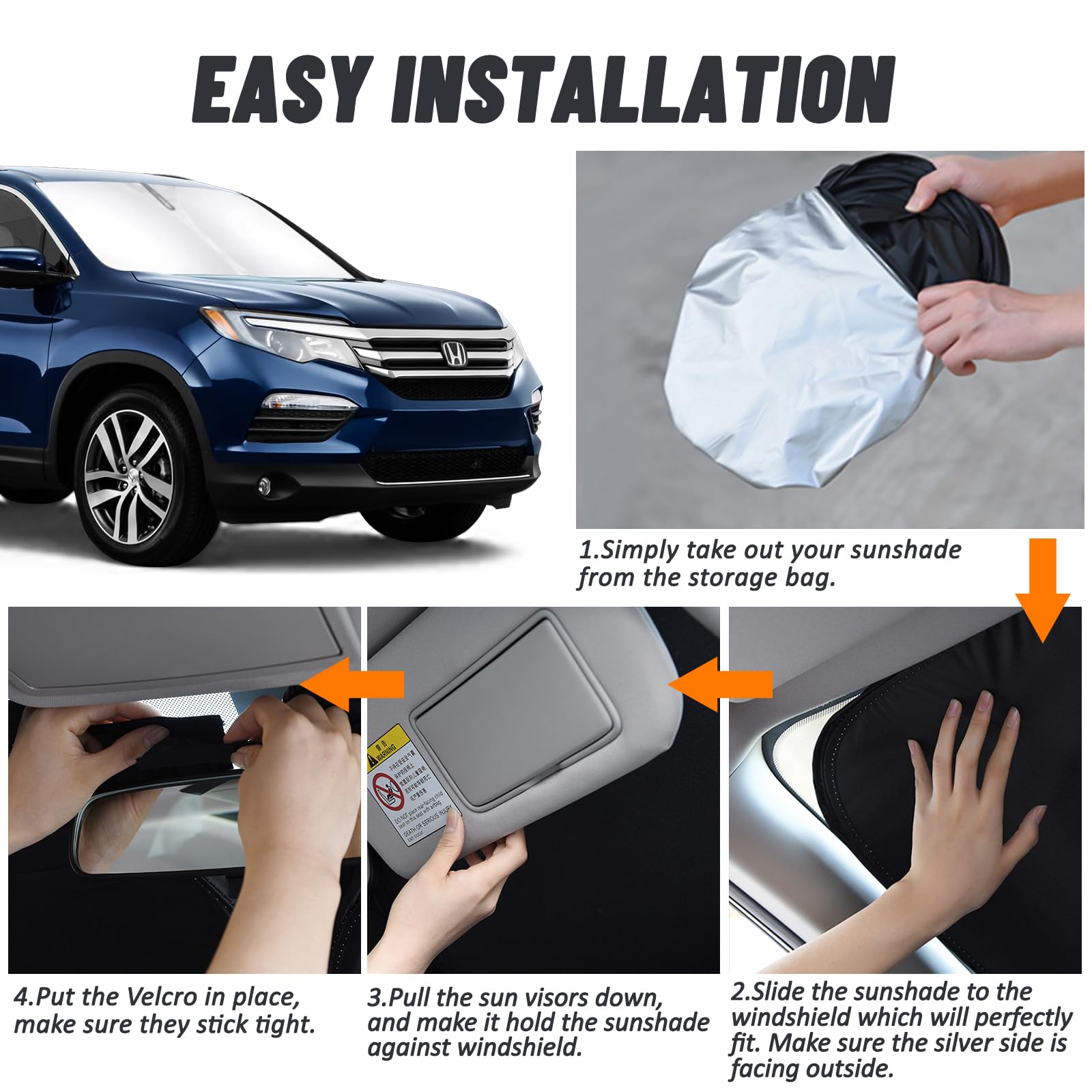 D-Lumina detailed edge fit demonstrating full windshield coverage