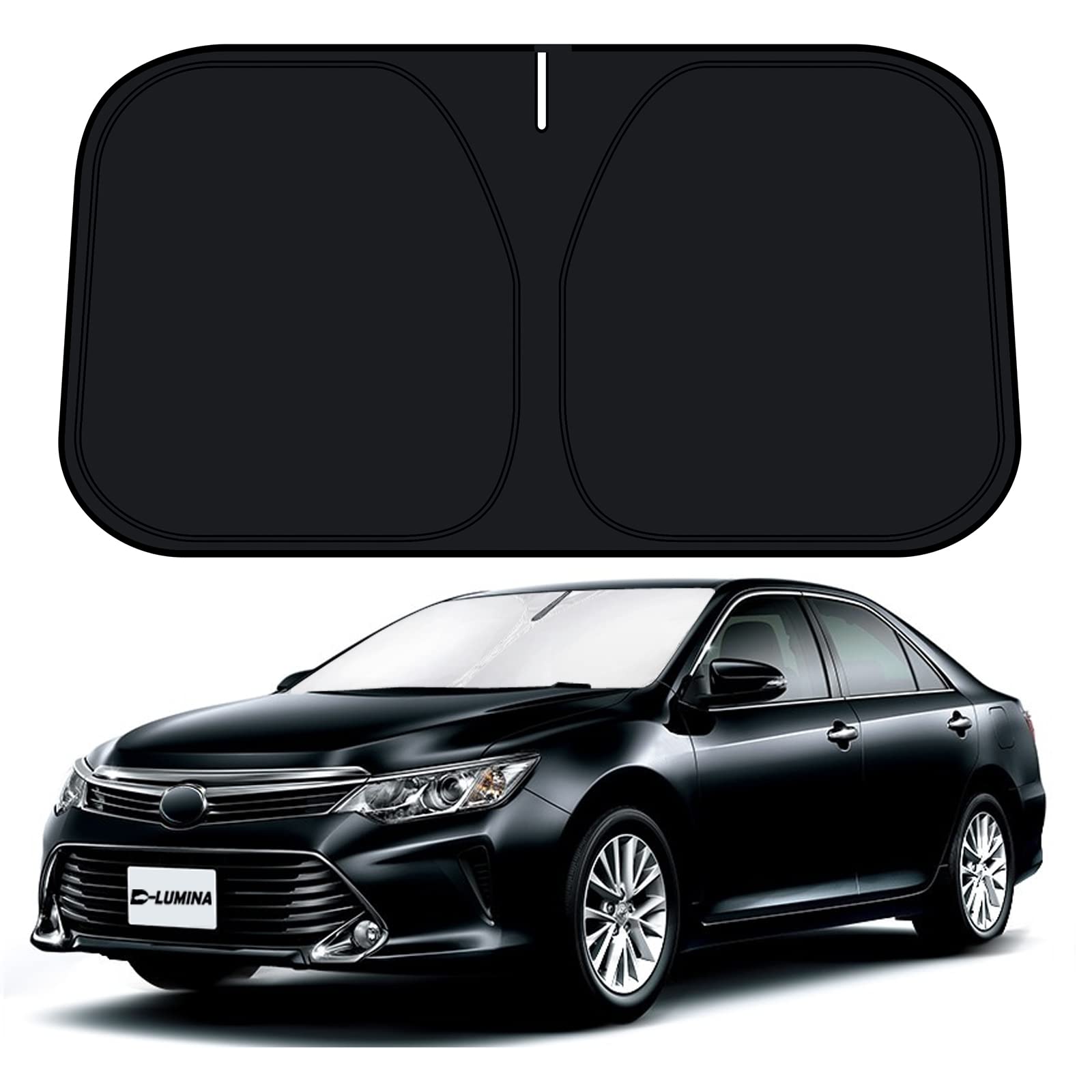 D-Lumina front packaging showing custom Camry windshield fit and protection