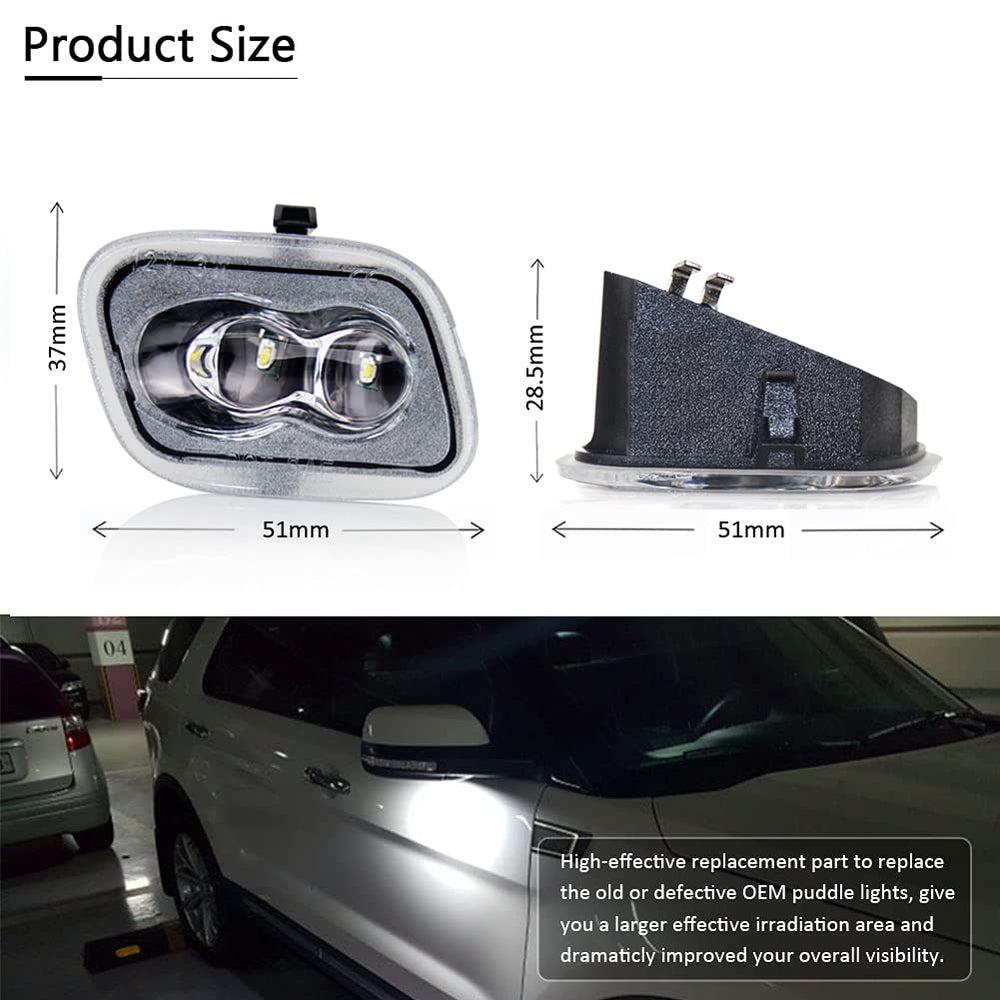 D-Lumina lifestyle shot near vehicle door showing safer entry illumination