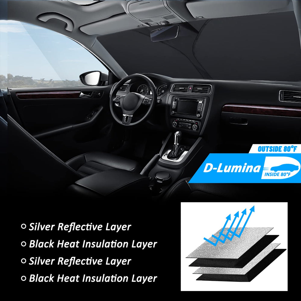 D-Lumina next to steering wheel showing scale and correct sizing