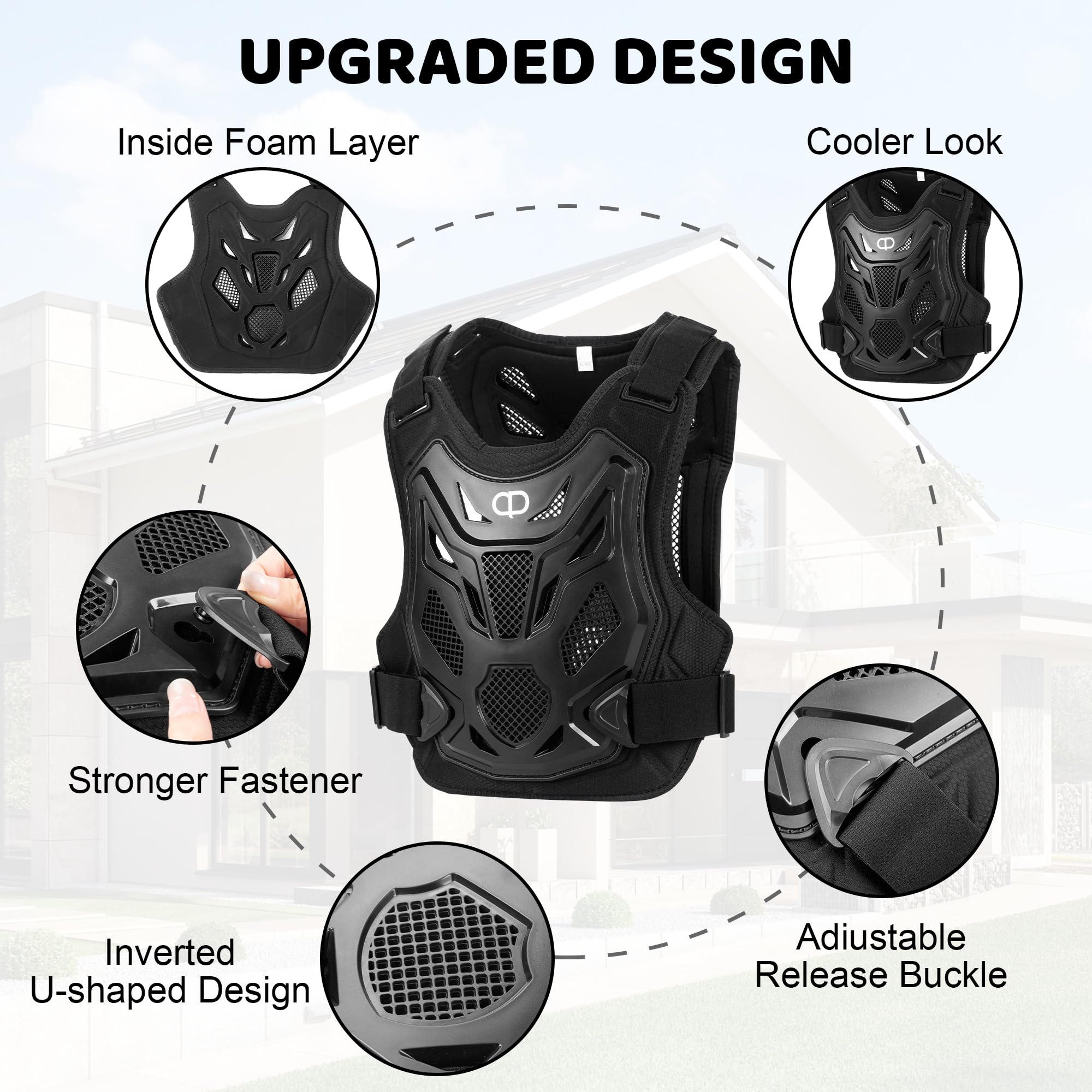 DA Y03 back armor panel highlighting broad coverage and impact dispersion