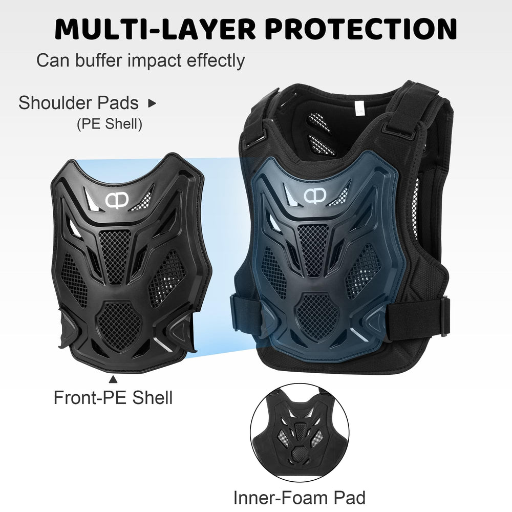 DA Y03 on rider offroad usage illustrating protection during rough terrain