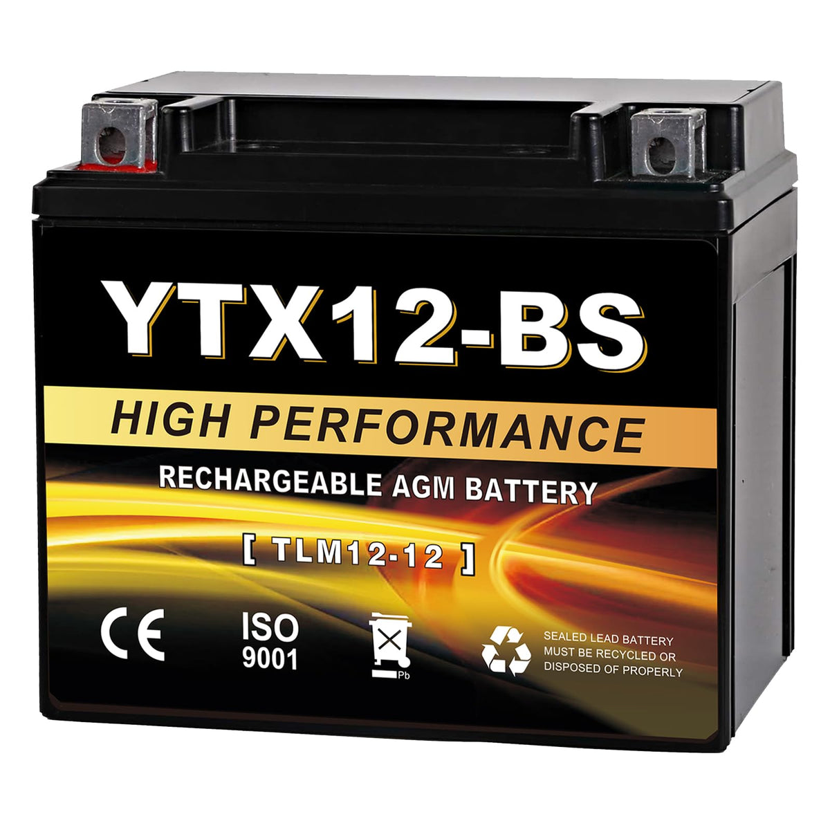 Daakmax front view of sealed battery showing compact form and ready-to-install benefit