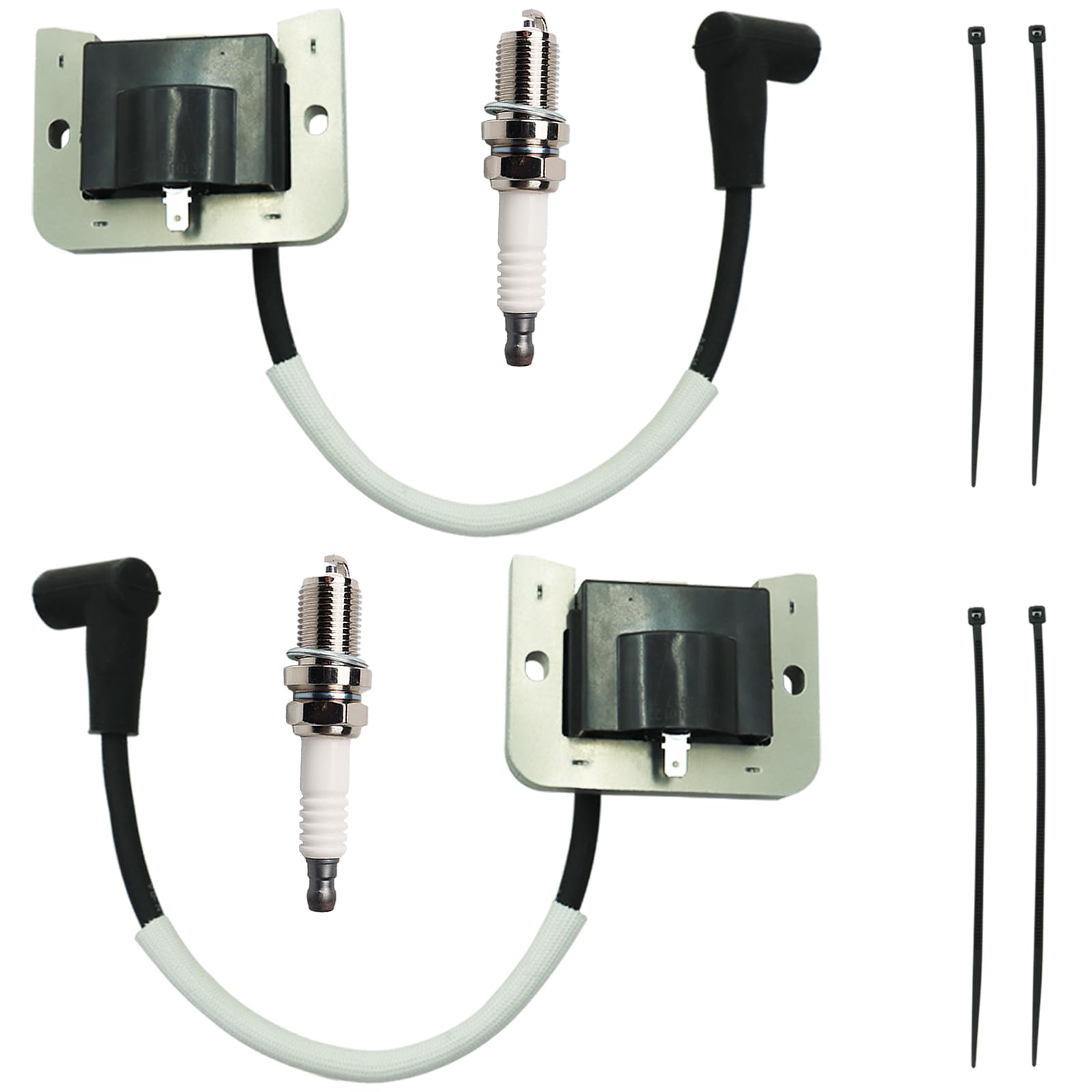 DABAZUALY front view of two ignition coils showing fit and finish for easy replacement