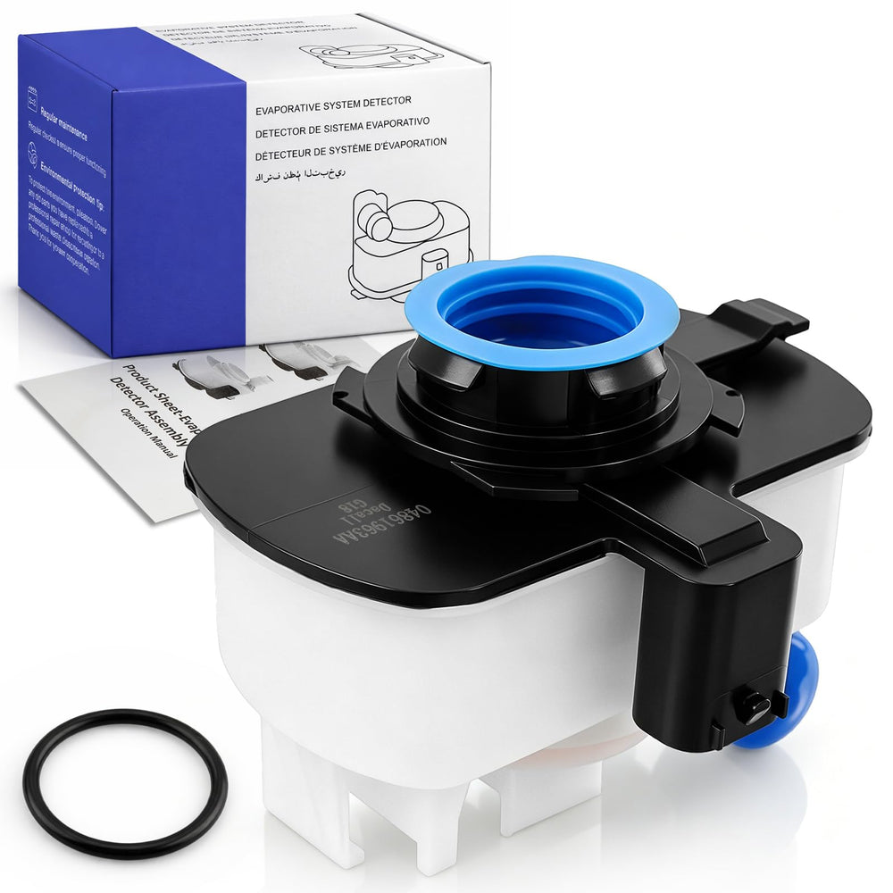 Dacall front view of EVAP pump showing compact OEM-style housing and fitment benefit