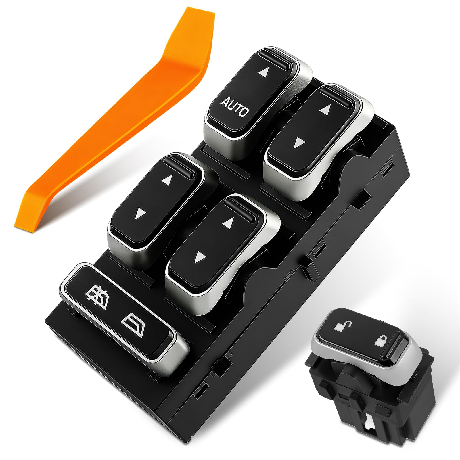Dacall front left switch assembly showing full layout and easy replacement benefit