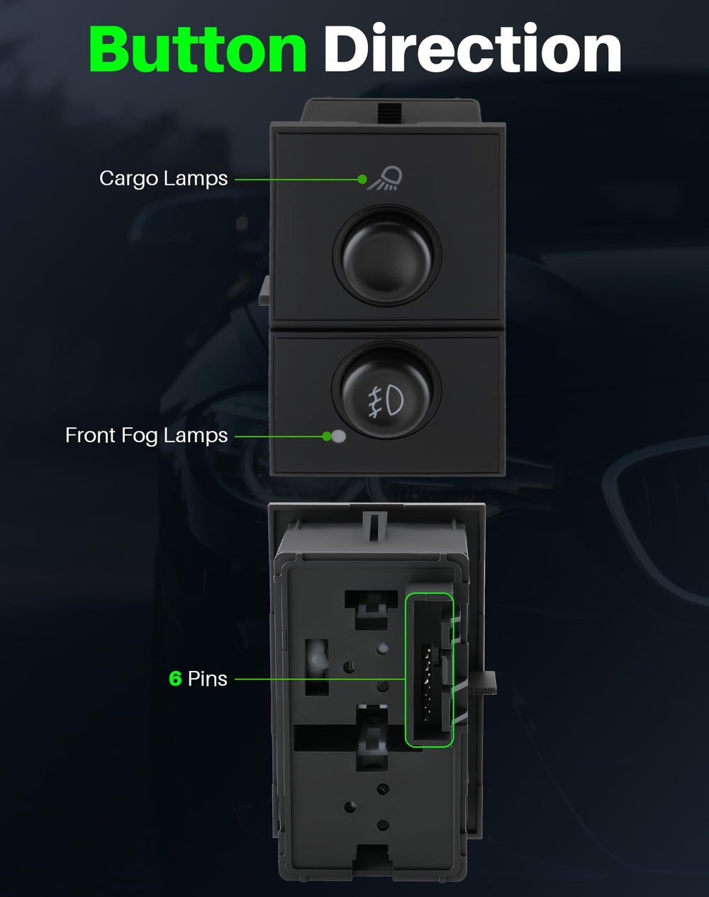Dacall switch installed in dashboard restoring factory-style operation benefit
