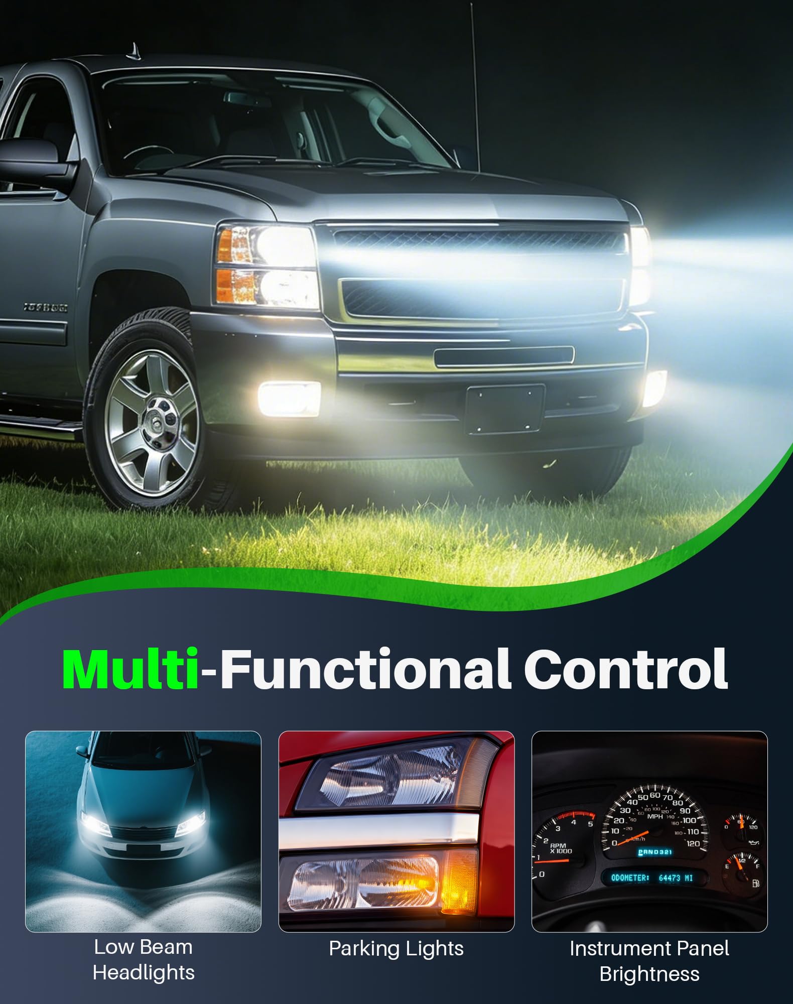 Dacall product label with part numbers to confirm correct vehicle compatibility