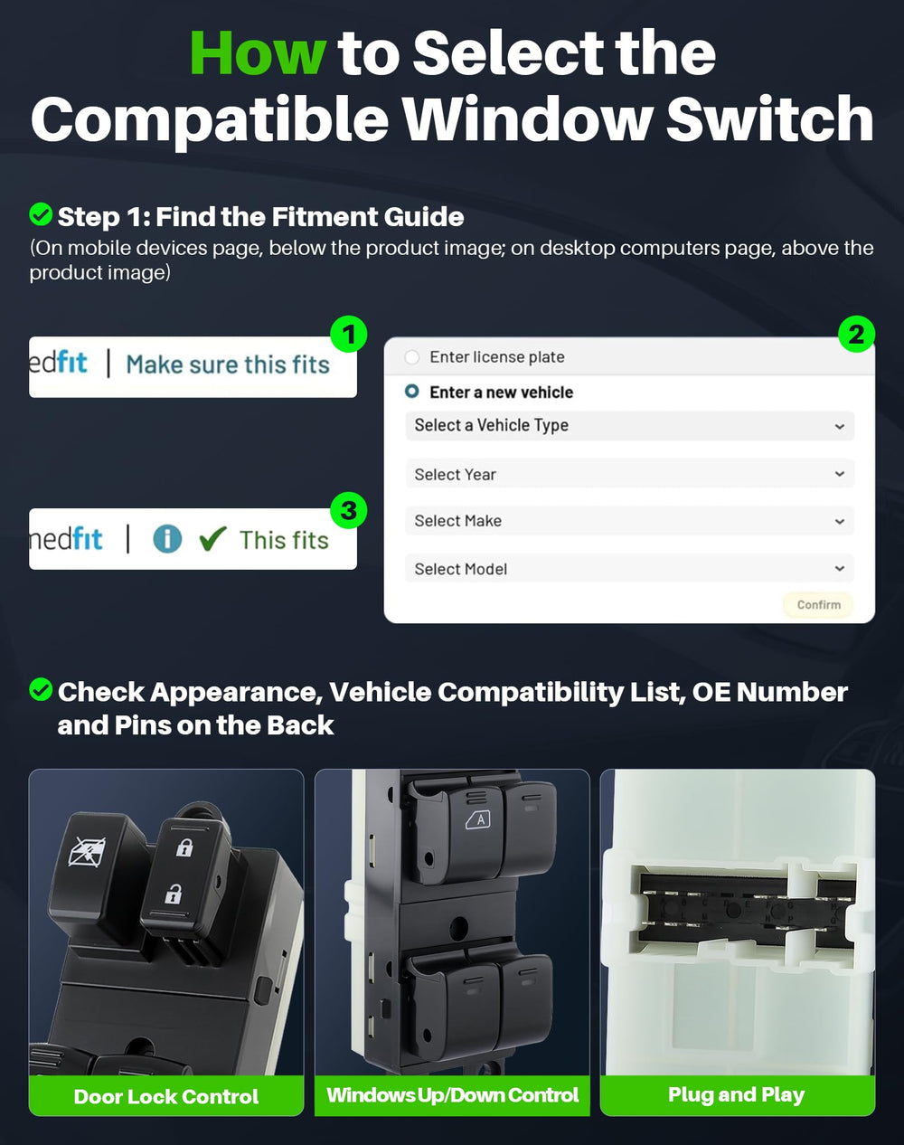 Dacall switch in a driving cockpit lifestyle image showing practical daily usability