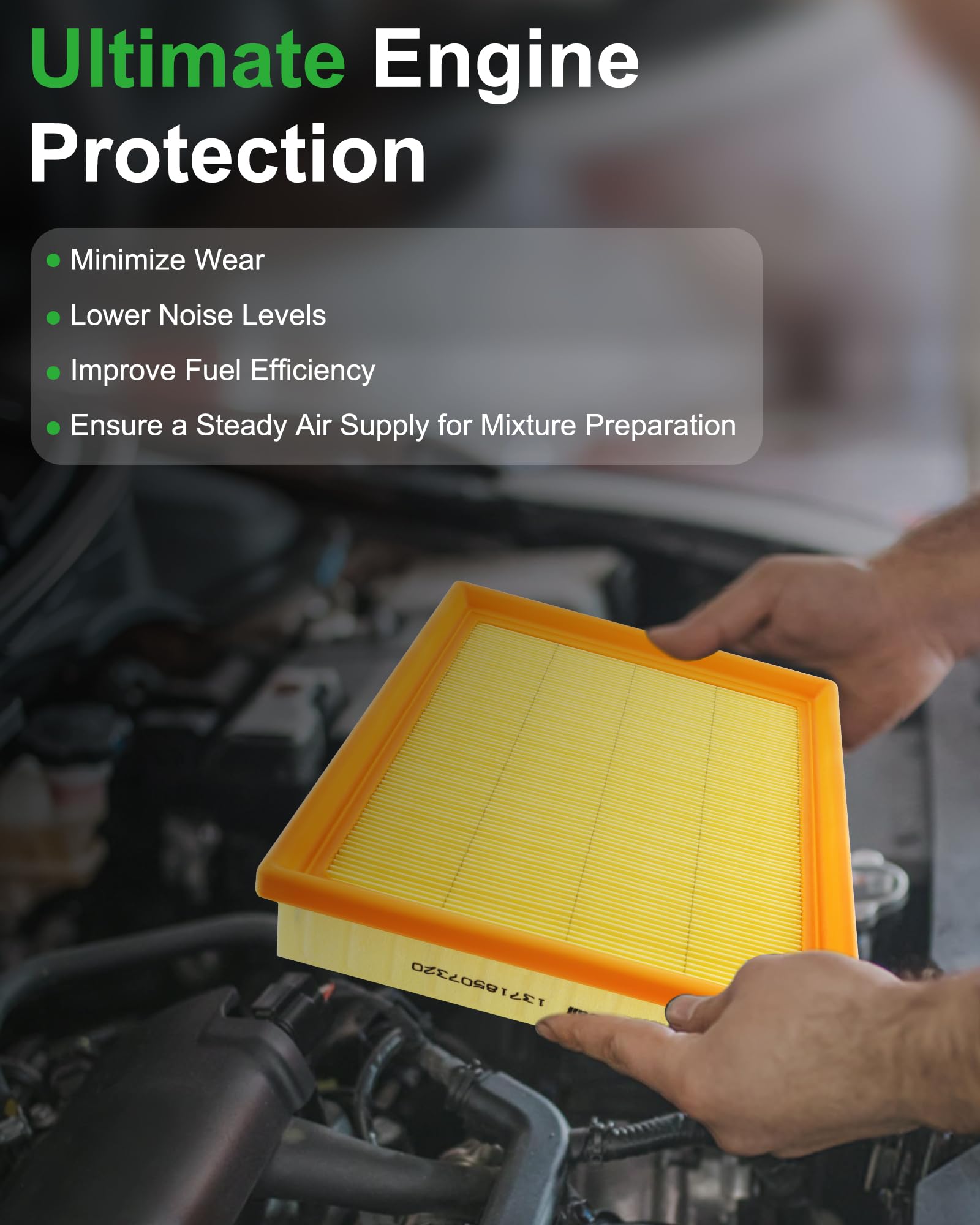 Dacall kit contents arranged to show both filters and included information for buyers