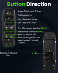 Dacall close-up of switch buttons showing textured surface and improved tactile control