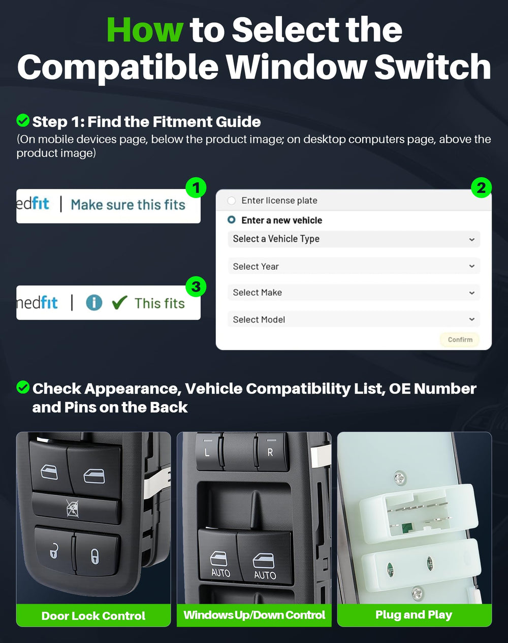 Dacall switch installed in Jeep interior showing restored convenience