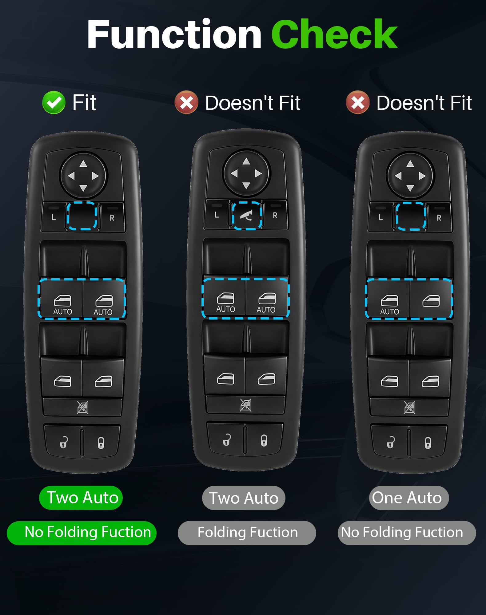 Dacall switch side profile illustrating compact depth and easy panel fitment