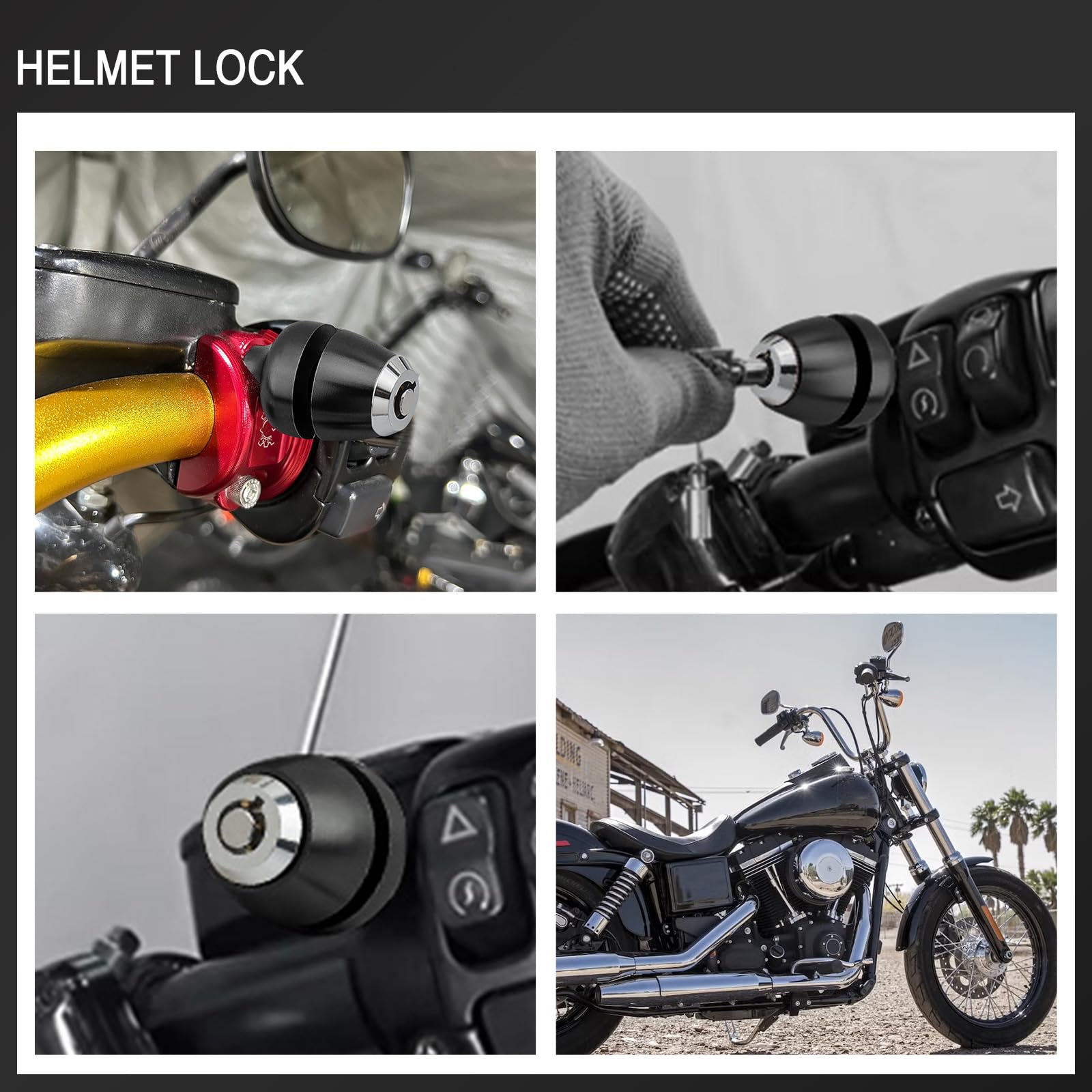 Daklvng lifestyle shot on parked motorcycle illustrating practical everyday use