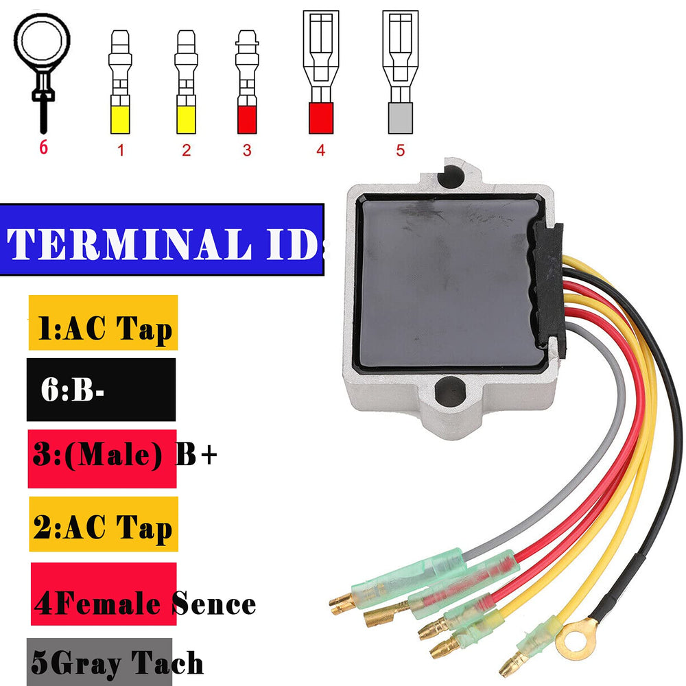 Danbojit terminal close-up displaying 6-wire plug and labeled terminals for accurate wiring