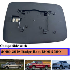 Danbojit heated mirror back plate with clips and plug for quick installation