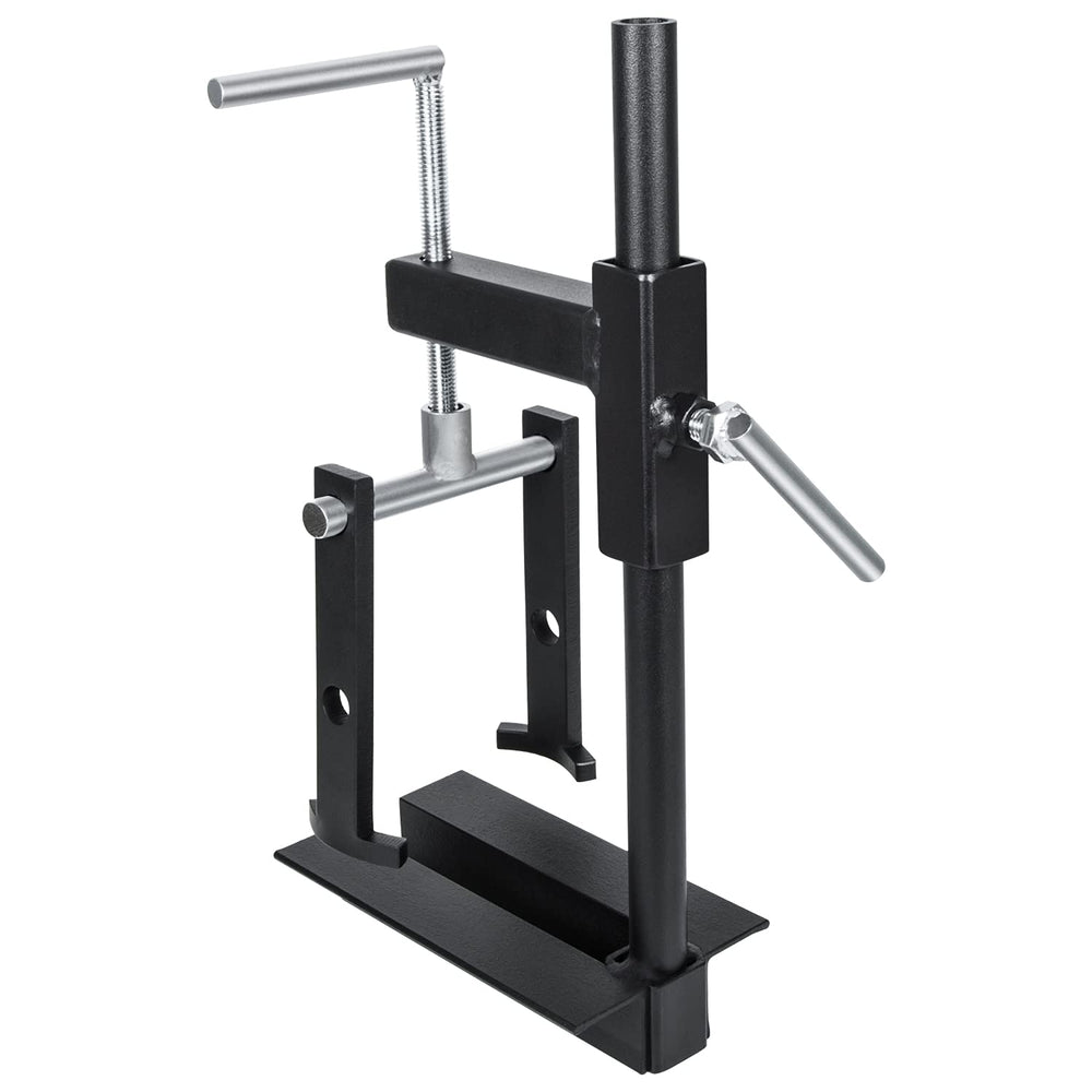 Danti mounted in vise compressing a drum demonstrating secure setup