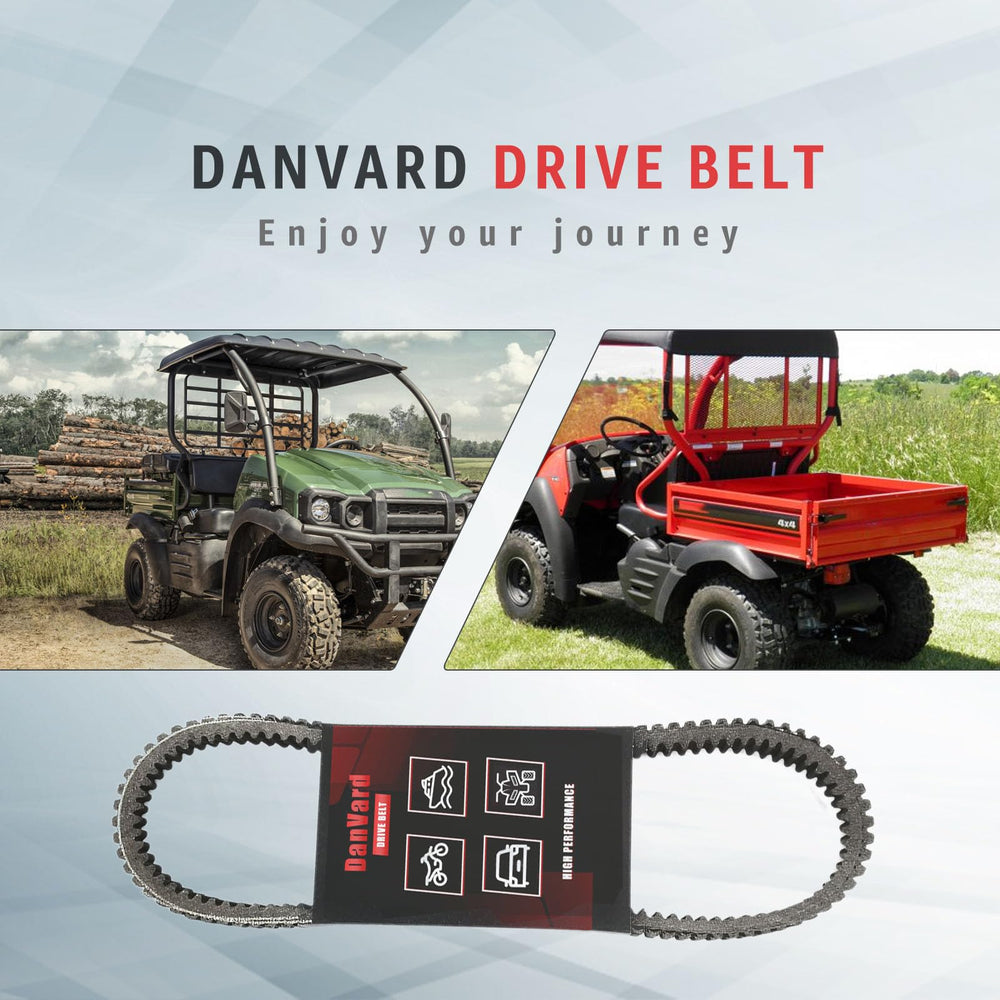 DanVard belt label and part number for accurate replacement