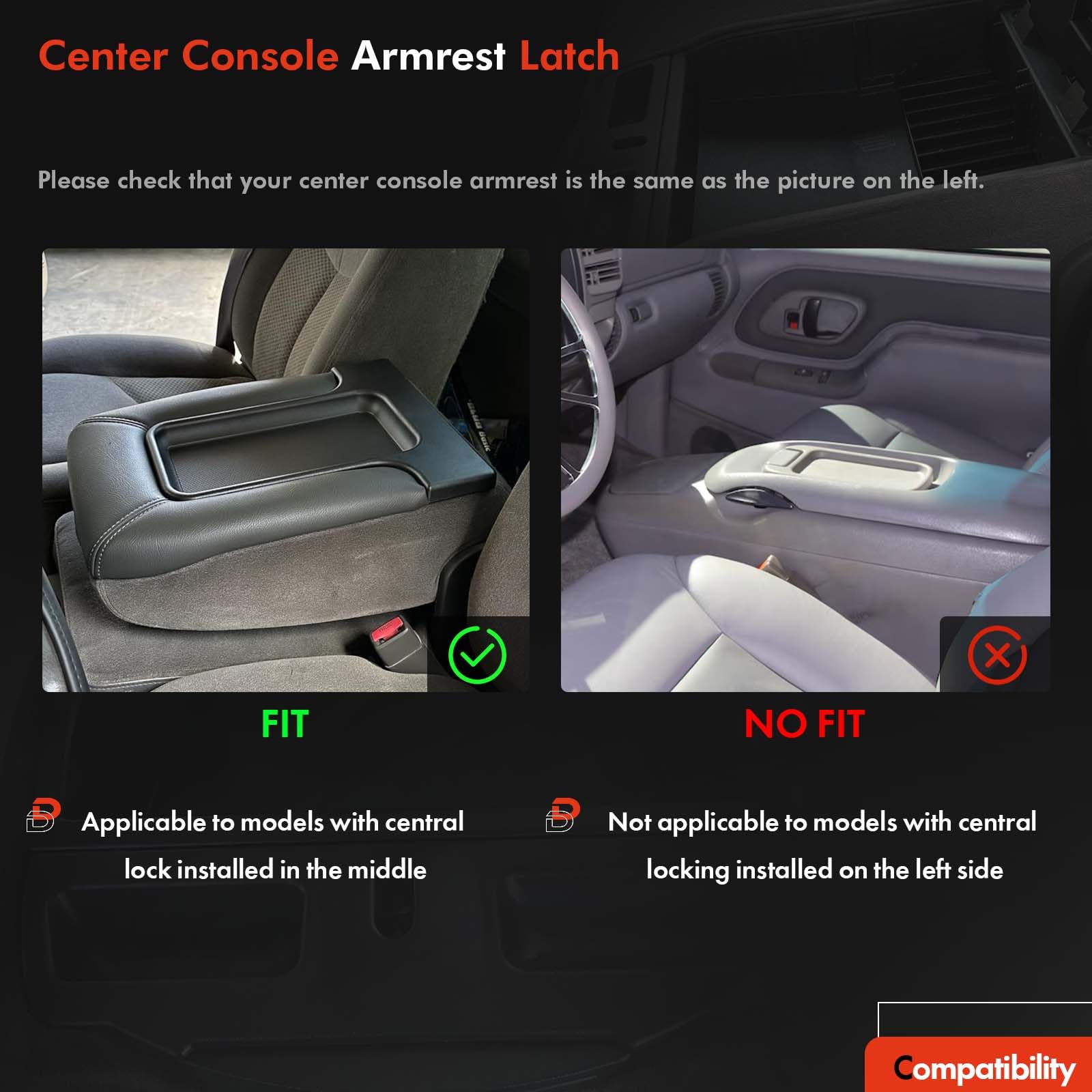 Daposhac installed in console demonstrating easy no-modification fit