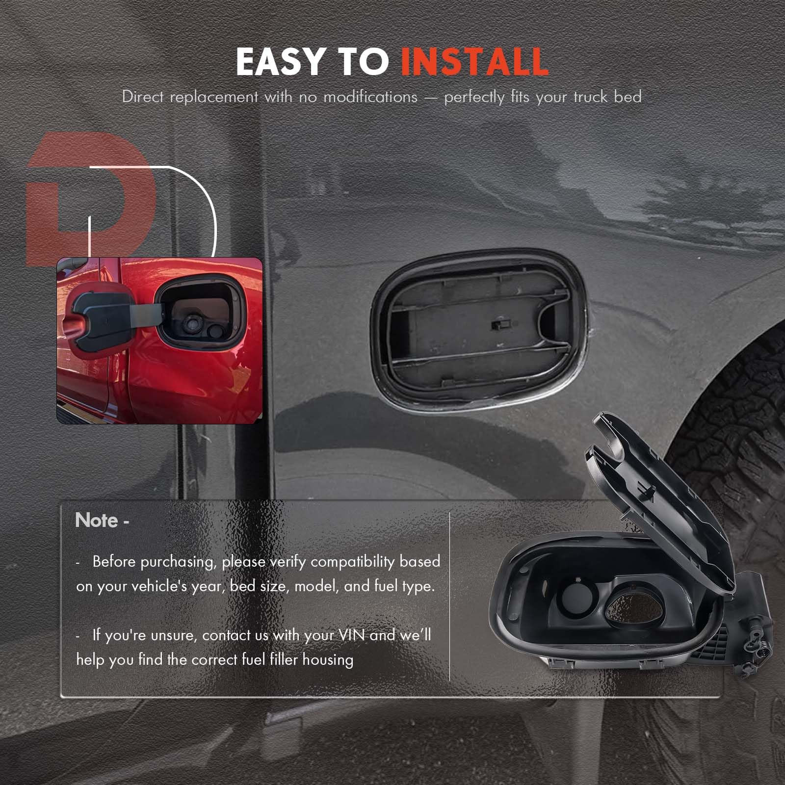 Daposhac packaged kit with included hardware for straightforward install benefit