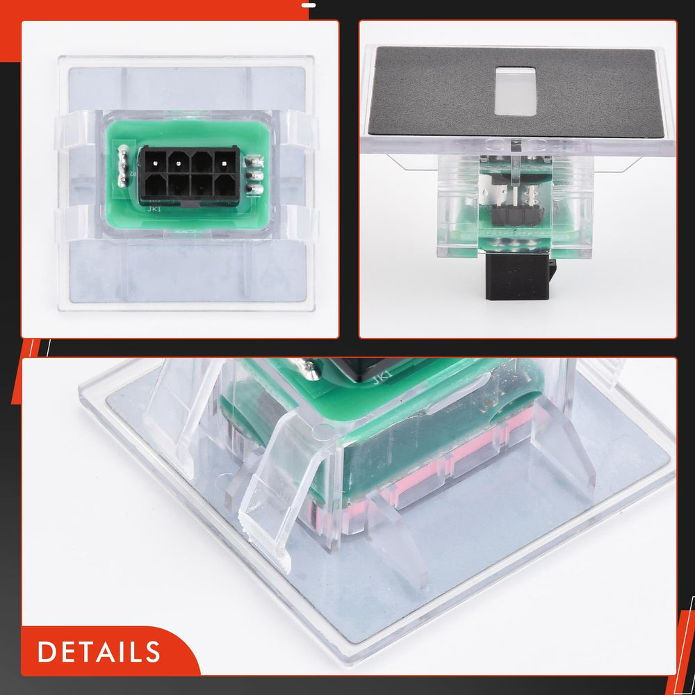 Daposhac next to ruler showing compact size for simple dash mounting
