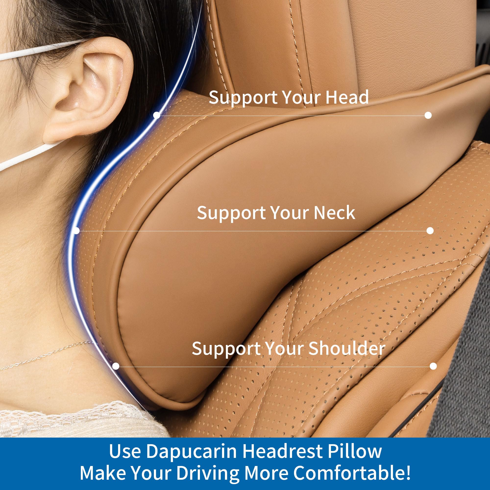 Dapucarin embroidery and stitching detail adding durable premium look