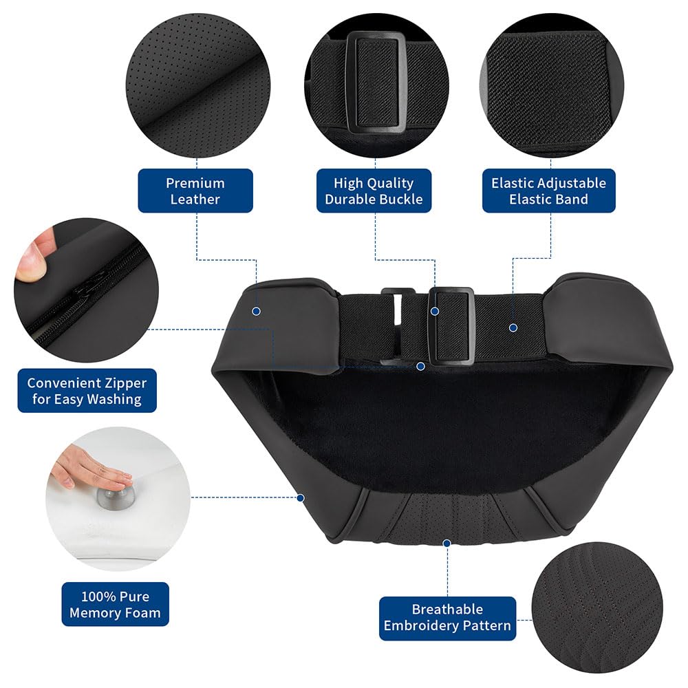 Dapucarin memory foam cross-section showing contouring support and pressure relief