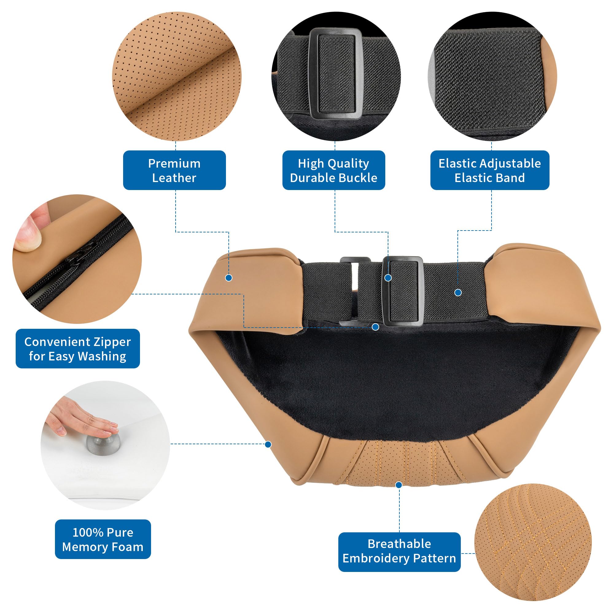 Dapucarin side profile close-up illustrating ergonomic contour support