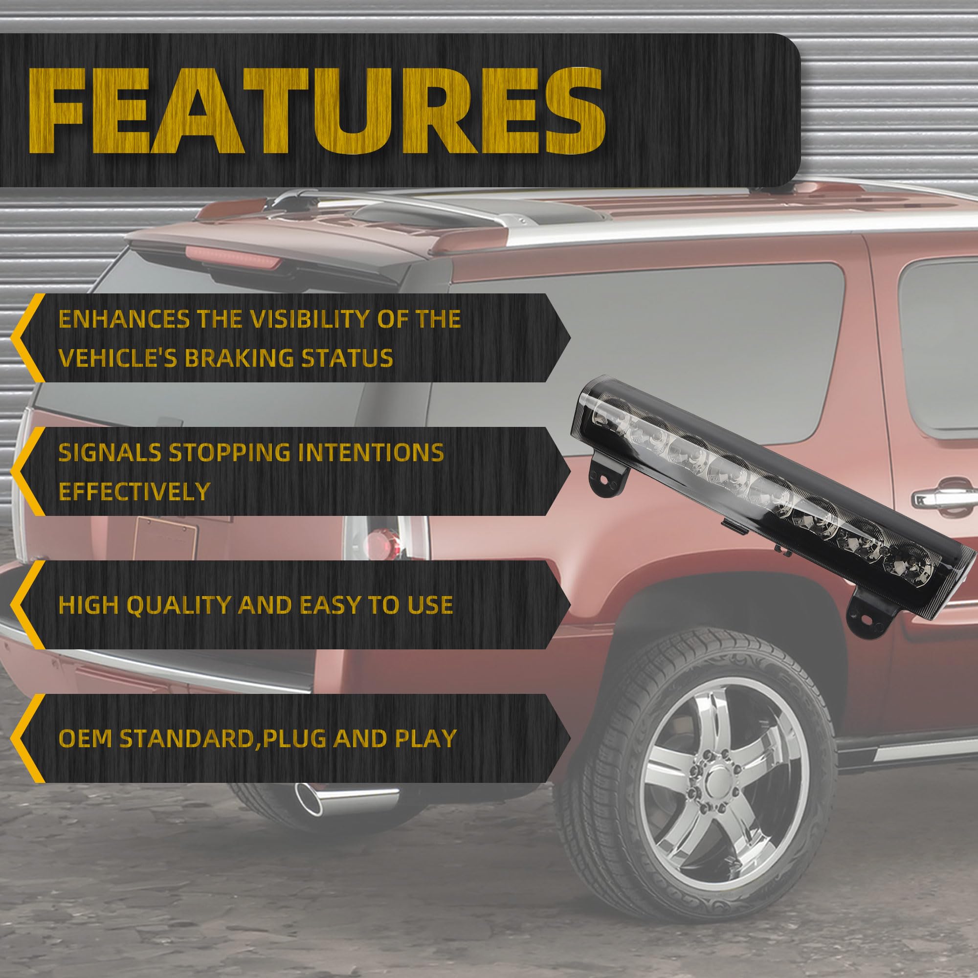 Dasbecan installed on a Tahoe rear showing factory alignment benefit