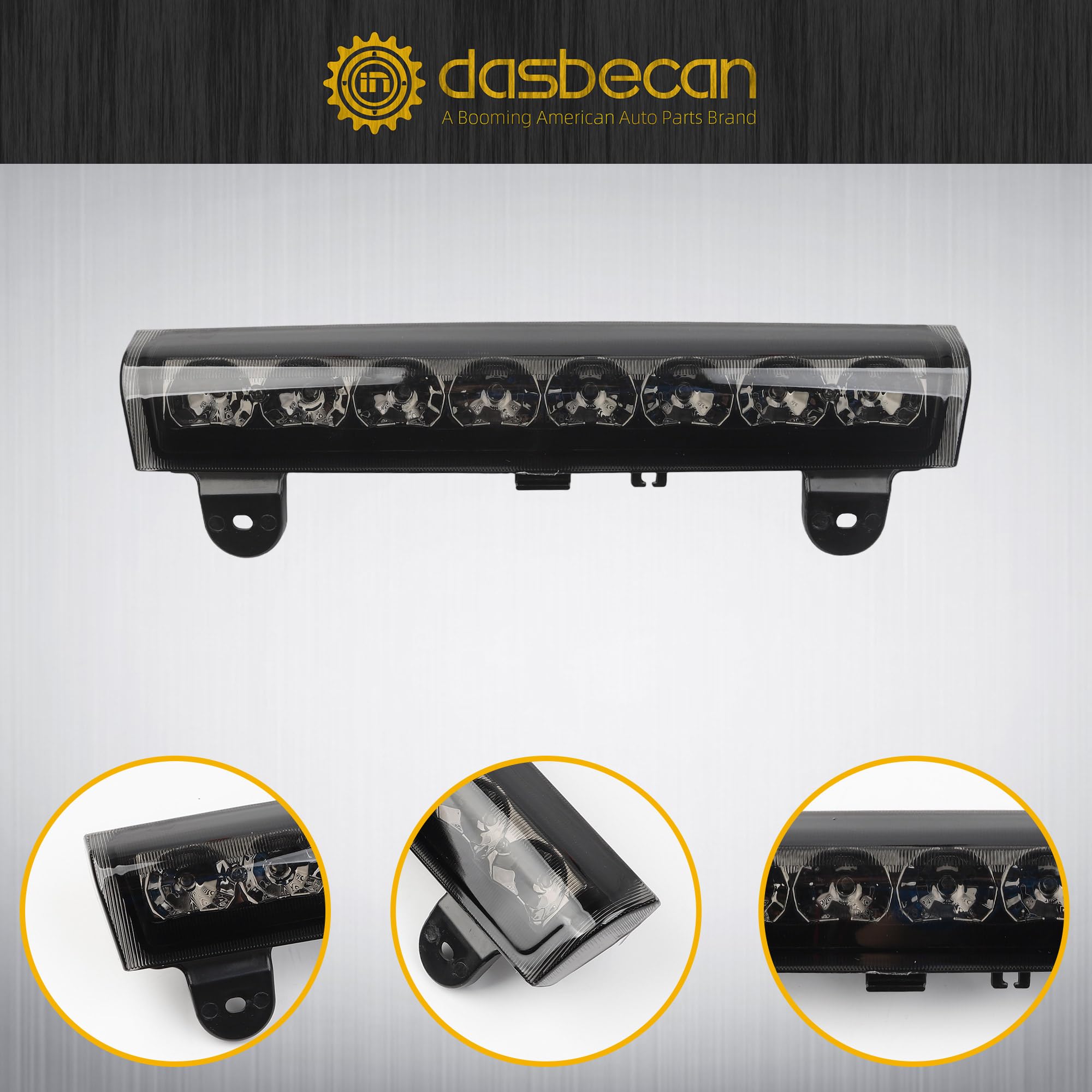 Dasbecan packaging with included hardware showing ready-to-install kit