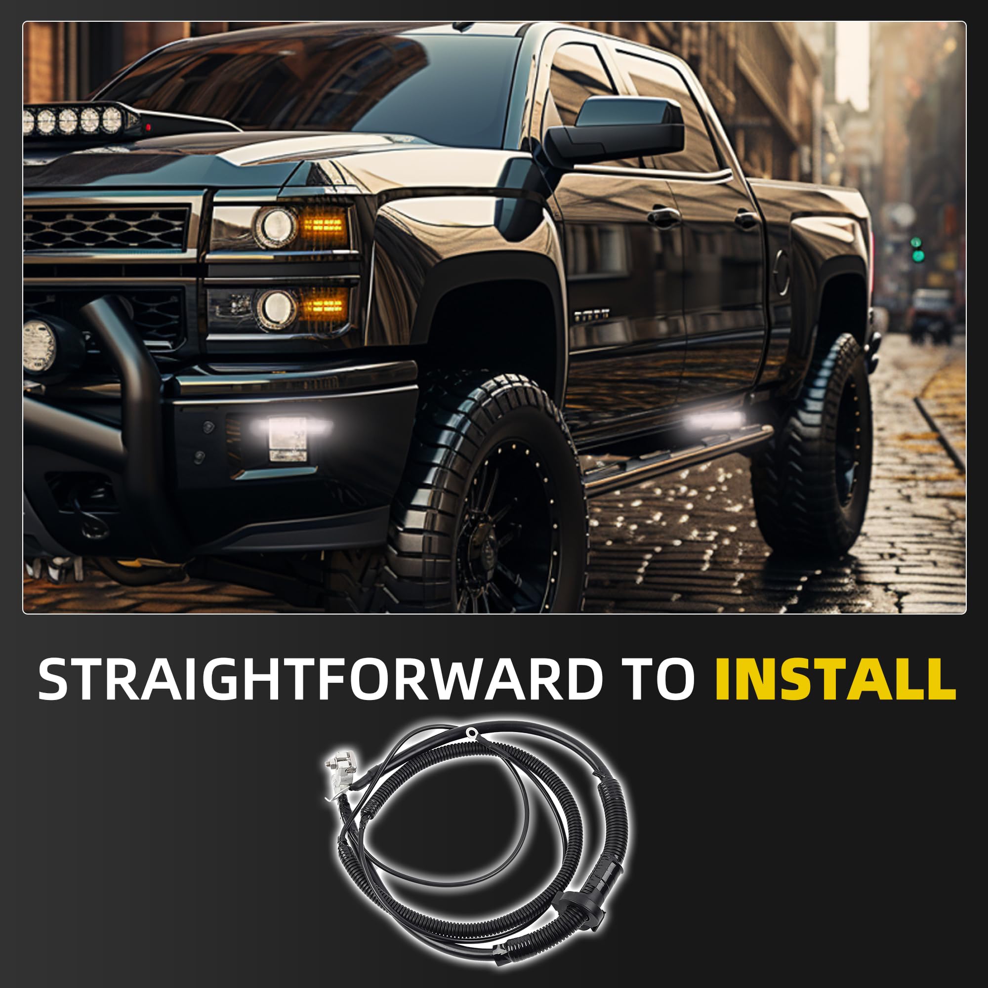 Dasbecan cable routed under hood demonstrating OEM-fit and easy installation benefit