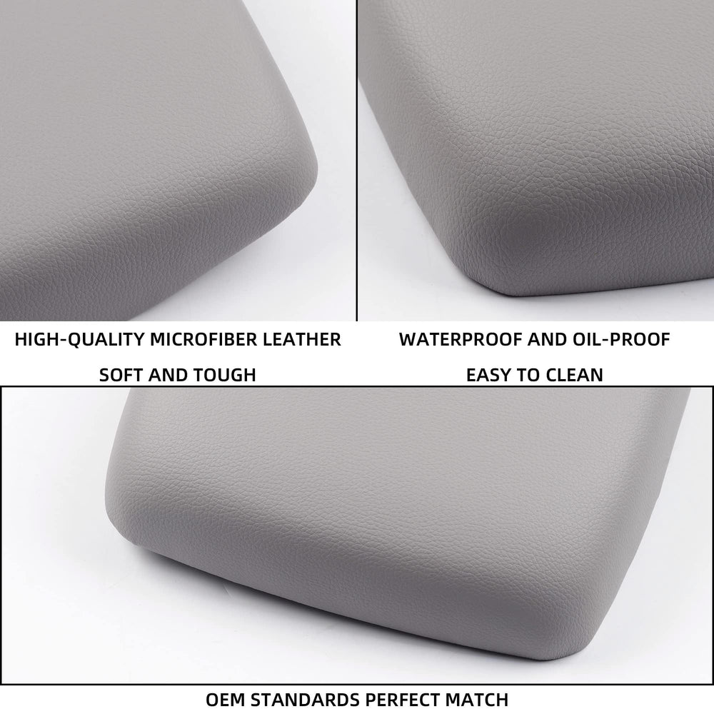 Dasbecan close-up of microfiber leather stitching highlighting durable finish and neat seams