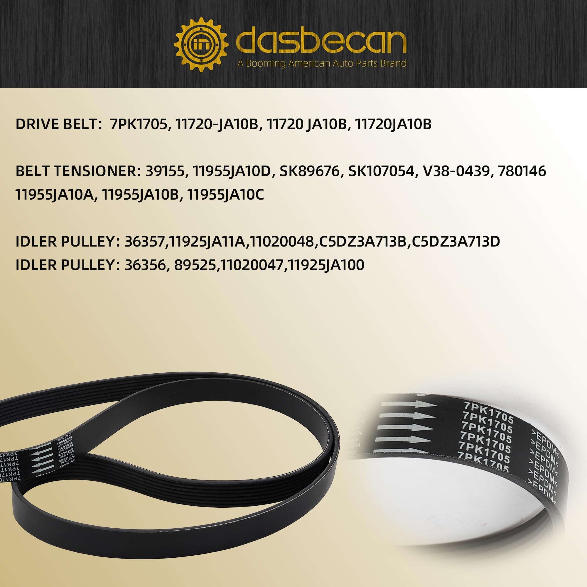 Dasbecan idler pulley detail showing bearing and surface finish for reduced belt wear