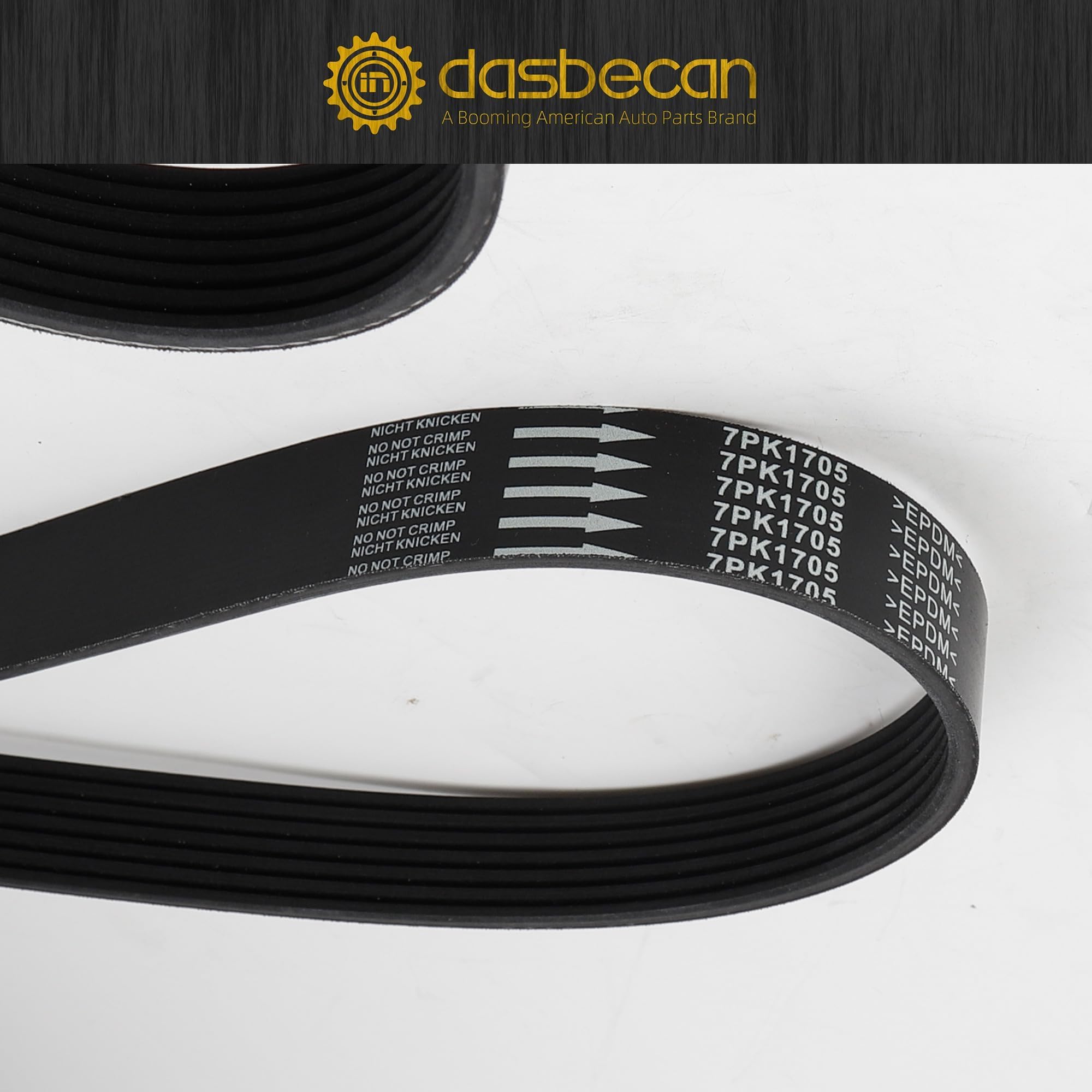 Dasbecan tensioner installed in Nissan engine bay demonstrating OEM-fit and restored alignment