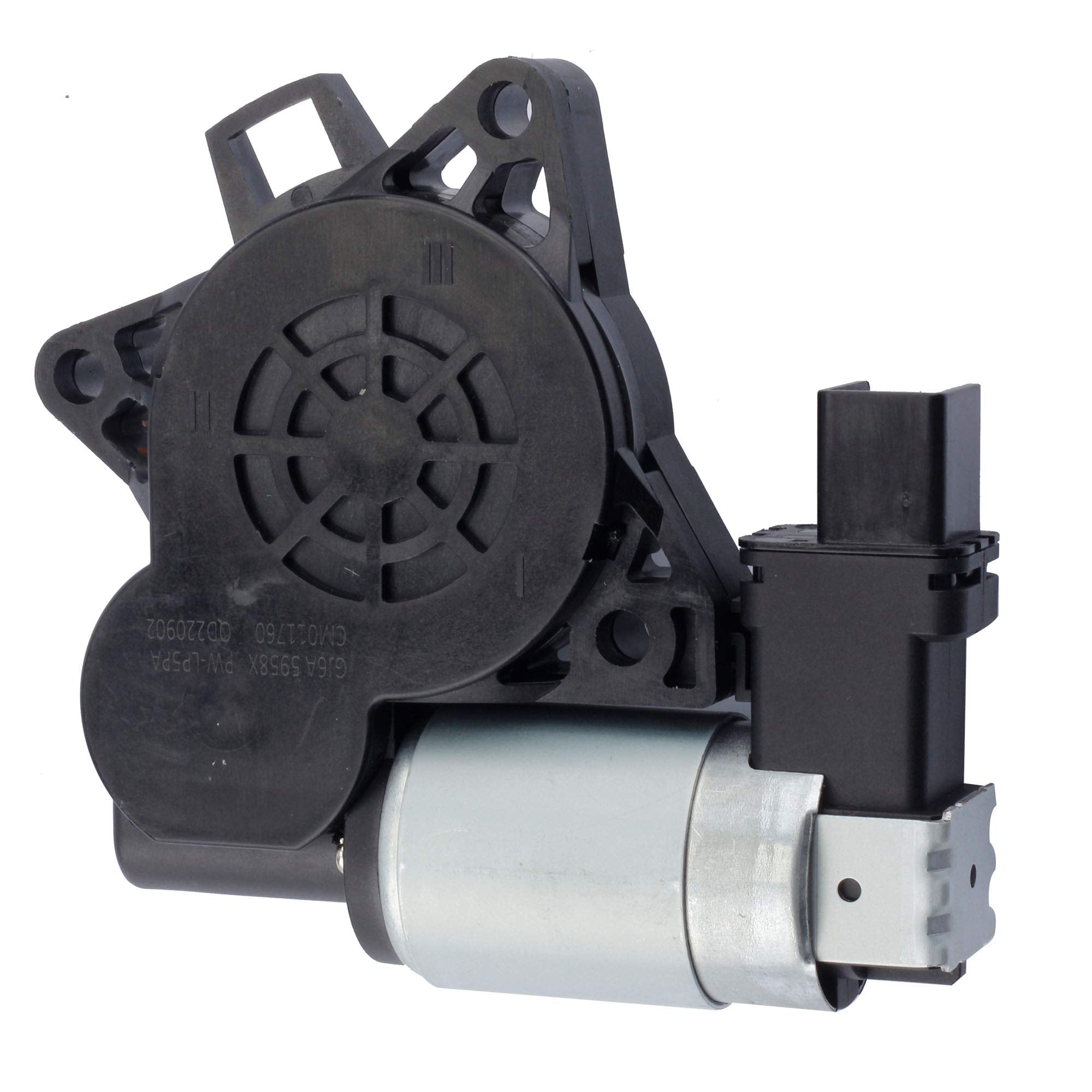 Dasbecan motor installed in a Mazda door showing restored smooth window operation benefit