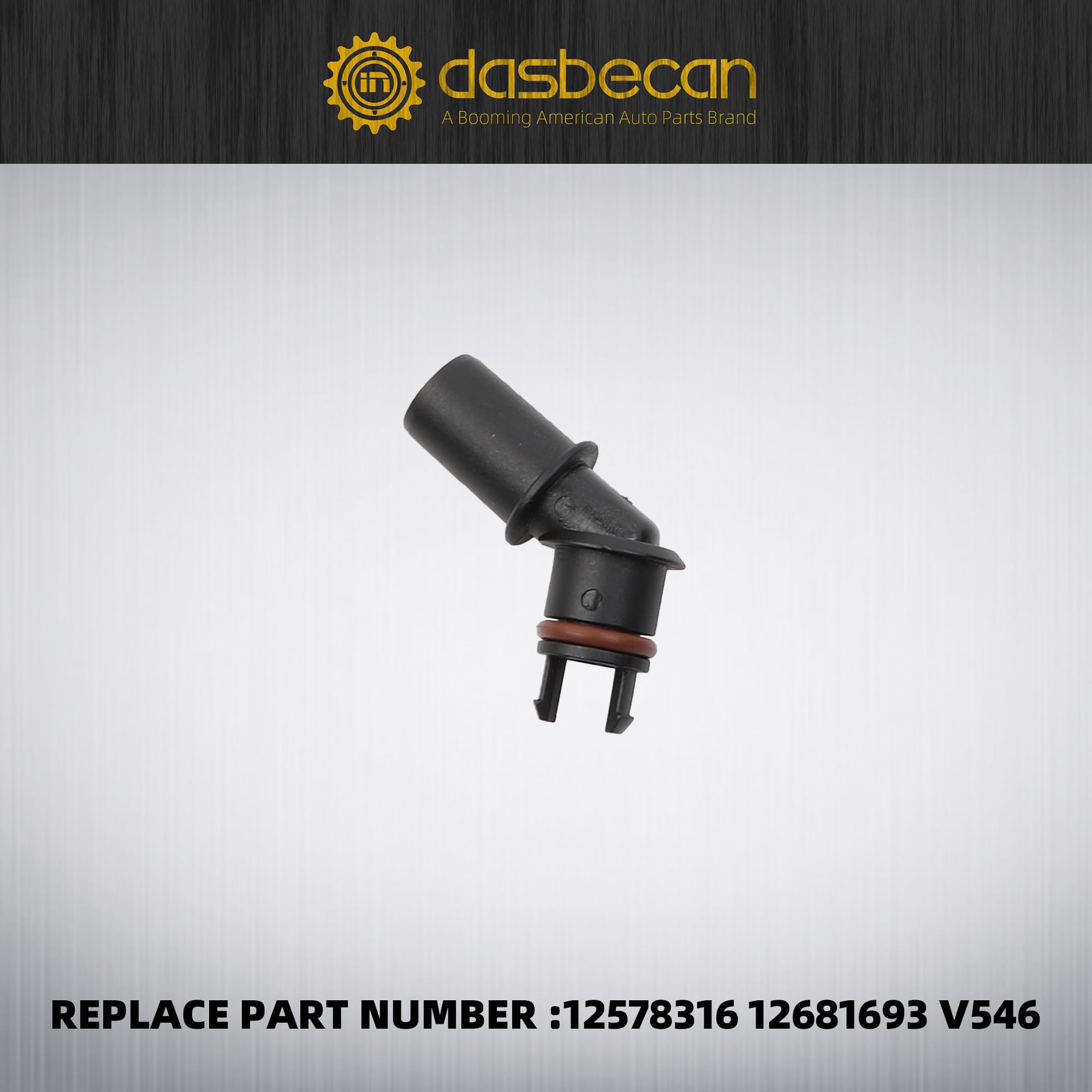 Dasbecan hose installed in engine bay demonstrating direct-fit replacement advantage