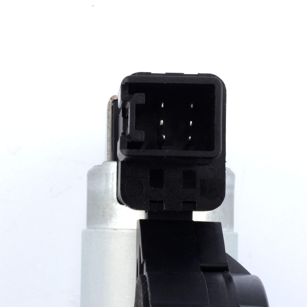 Dasbecan motor beside ruler showing compact size for space-saving fit