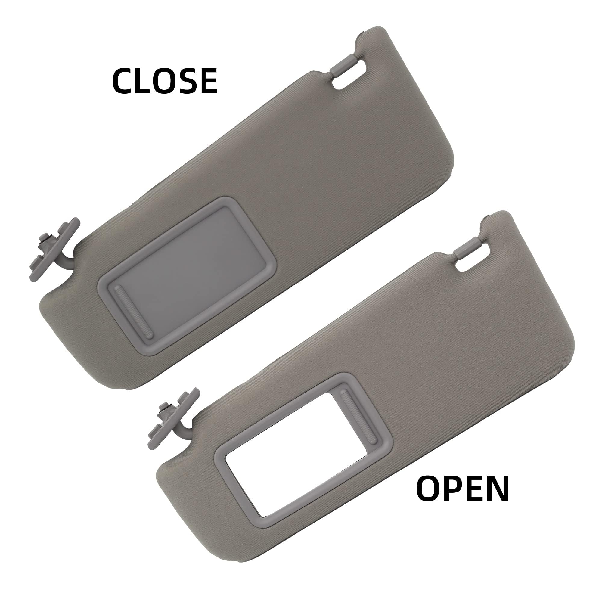 Dasbecan visor held in hand to show size and reinforced ABS strength