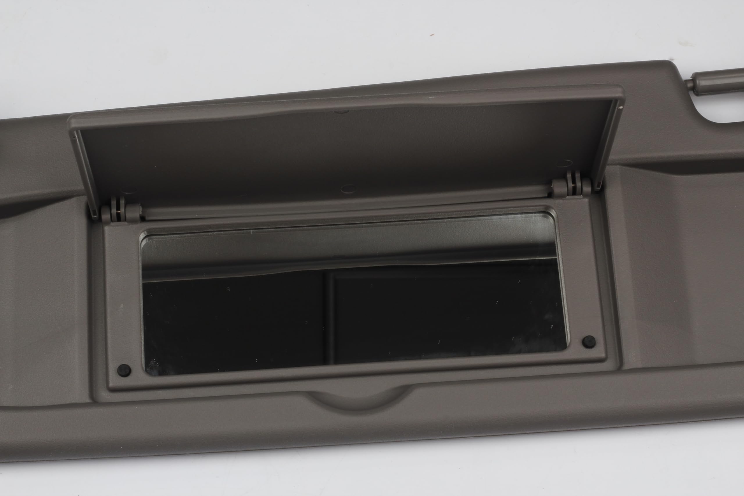 Dasbecan visor textured surface close-up showing durable atlas gray