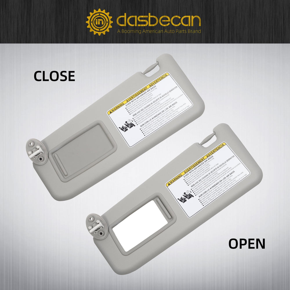 Dasbecan visor in car blocking glare to improve driver visibility and comfort
